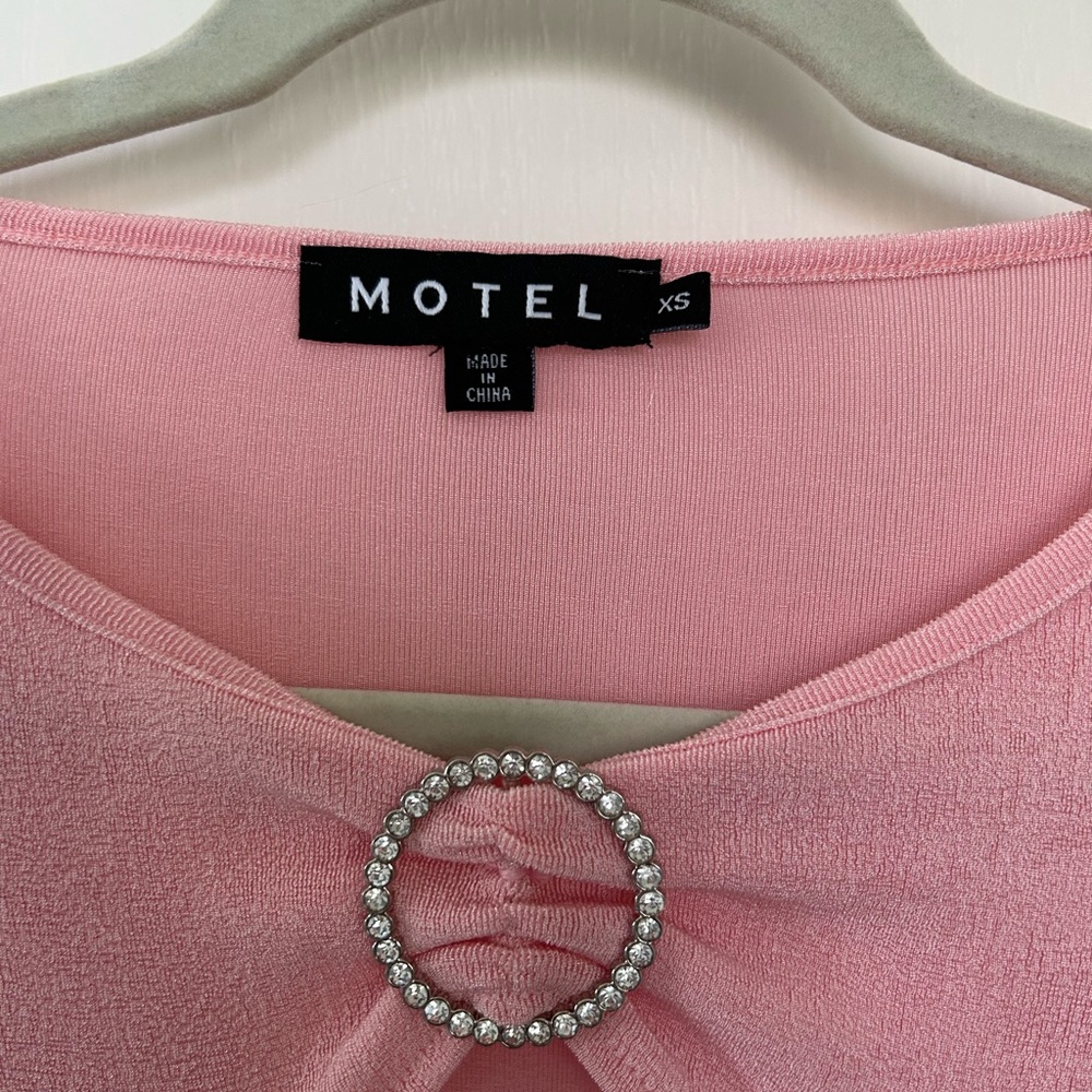 Motel Rocks Pink Ruti Top Long Sleeve - Picture 5 of 5